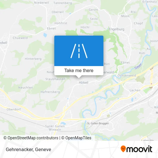 Gehrenacker map
