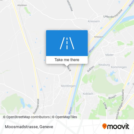 Moosmadstrasse map