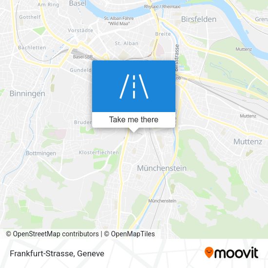 Frankfurt-Strasse map
