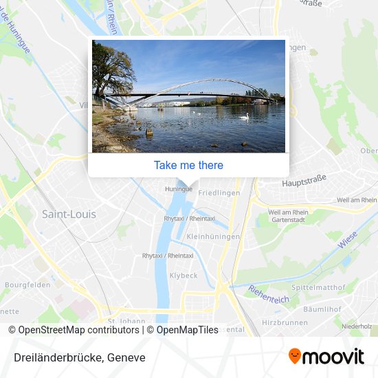 Dreiländerbrücke map