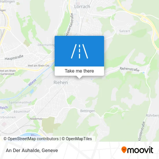 An Der Auhalde map