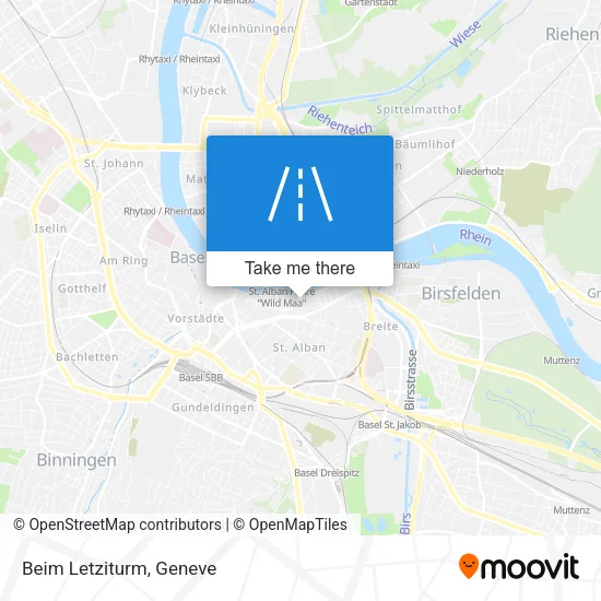 Beim Letziturm map