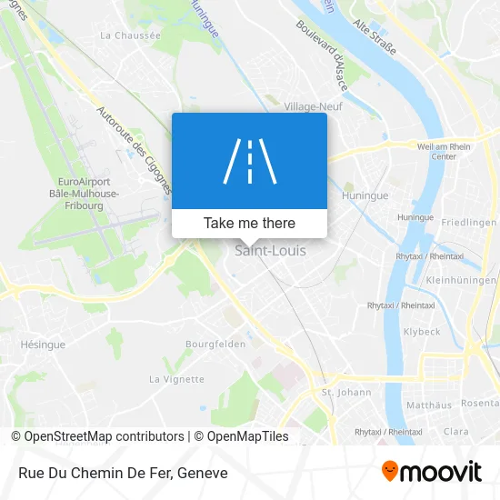 Rue Du Chemin De Fer map