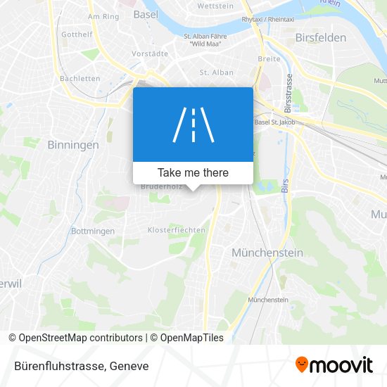 Bürenfluhstrasse map