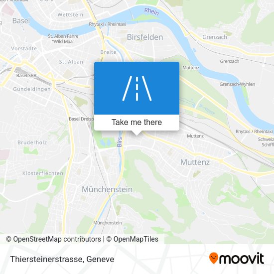 Thiersteinerstrasse map