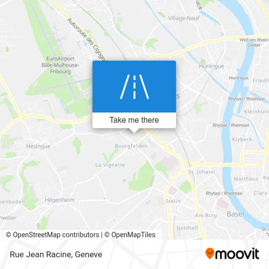 Rue Jean Racine map