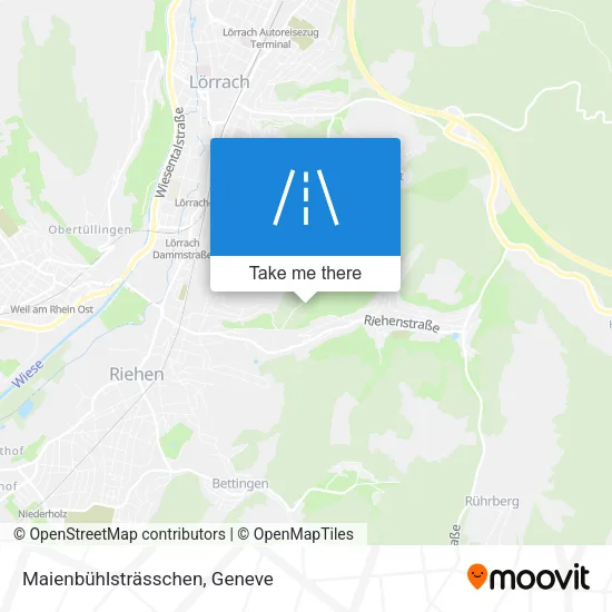 Maienbühlsträsschen plan