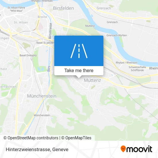 Hinterzweienstrasse map