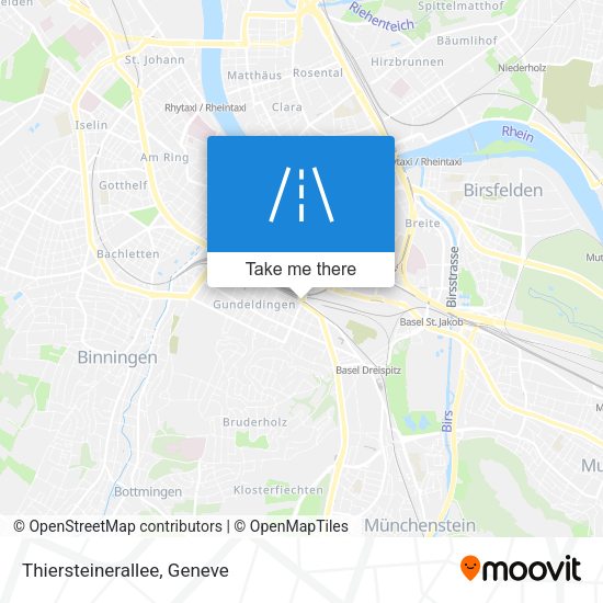 Thiersteinerallee map