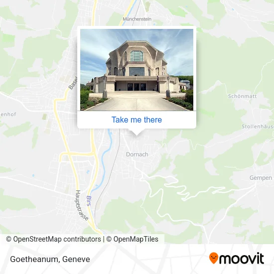 Goetheanum map