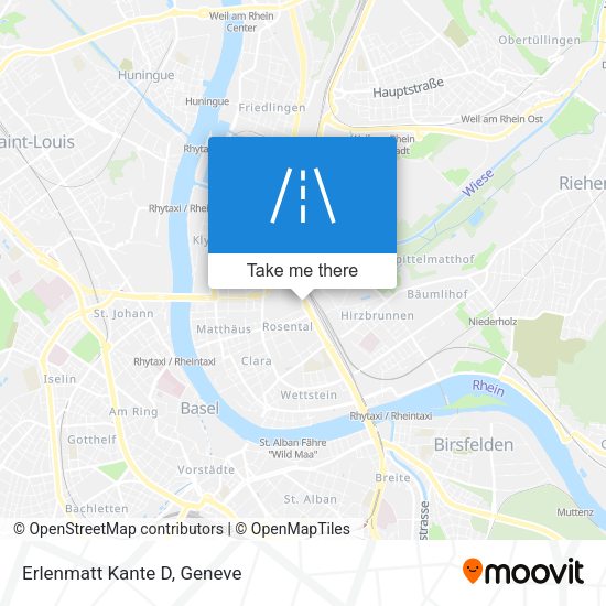 Erlenmatt Kante D map