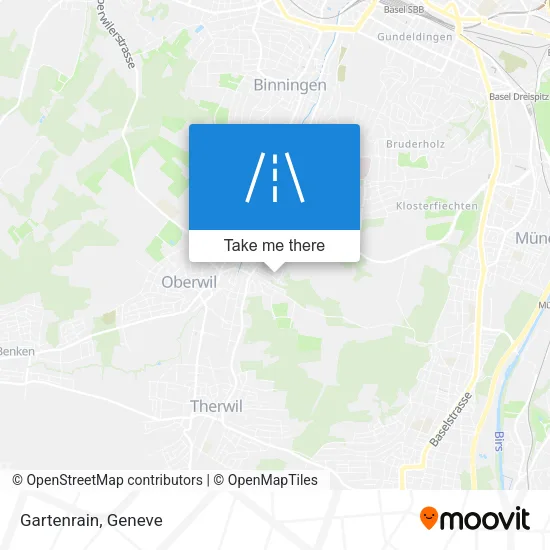 Gartenrain plan