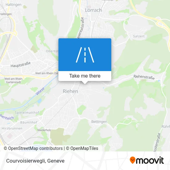 Courvoisierwegli map