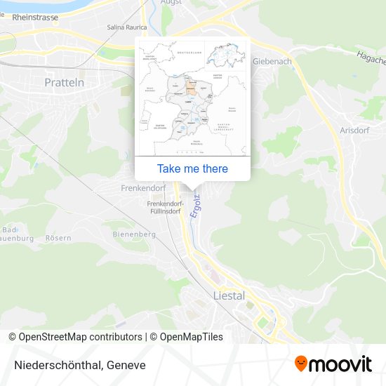 Niederschönthal map