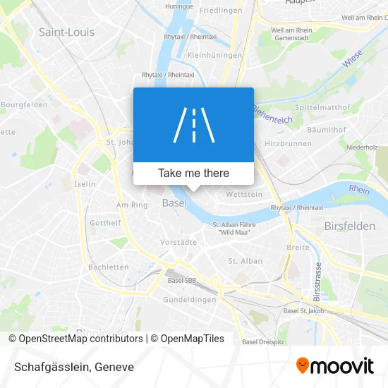 Schafgässlein map