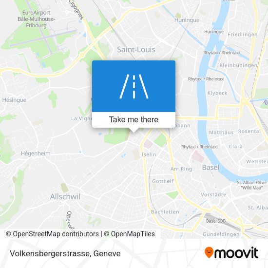 Volkensbergerstrasse map
