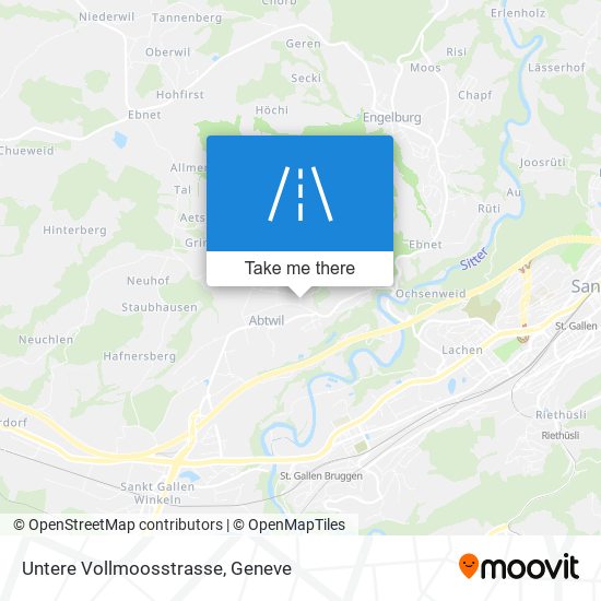 Untere Vollmoosstrasse map