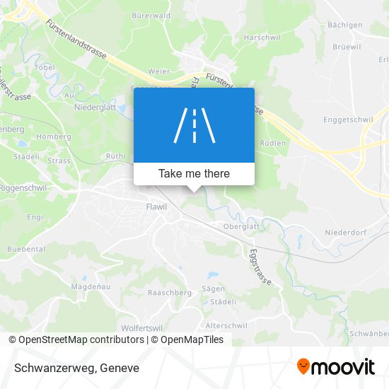 Schwanzerweg map