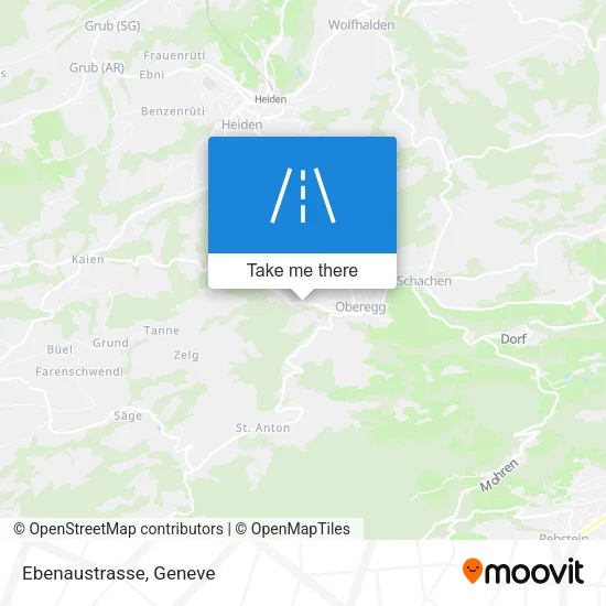 Ebenaustrasse map