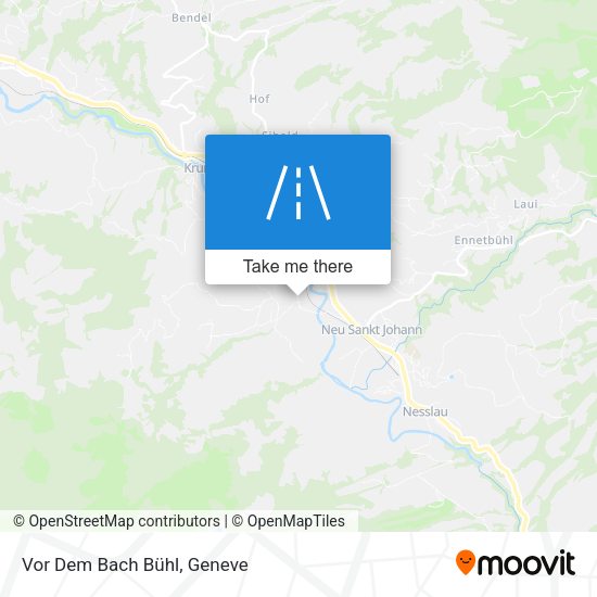 Vor Dem Bach Bühl map
