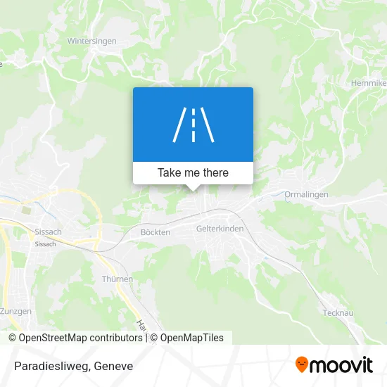 Paradiesliweg map