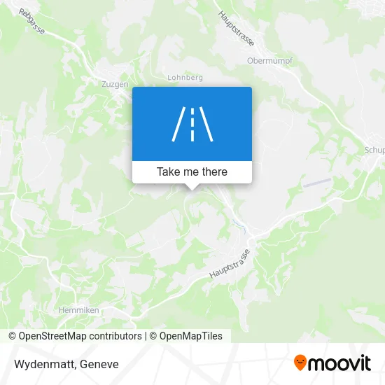 Wydenmatt map