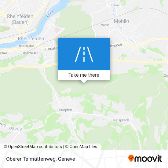 Oberer Talmattenweg map