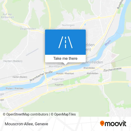 Mouscron-Allee map