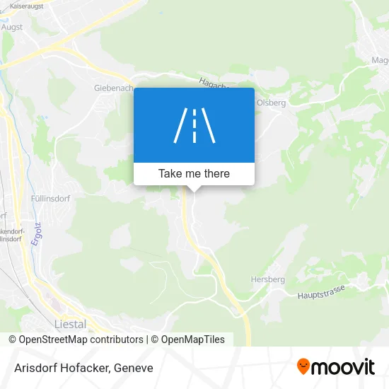 Arisdorf Hofacker map