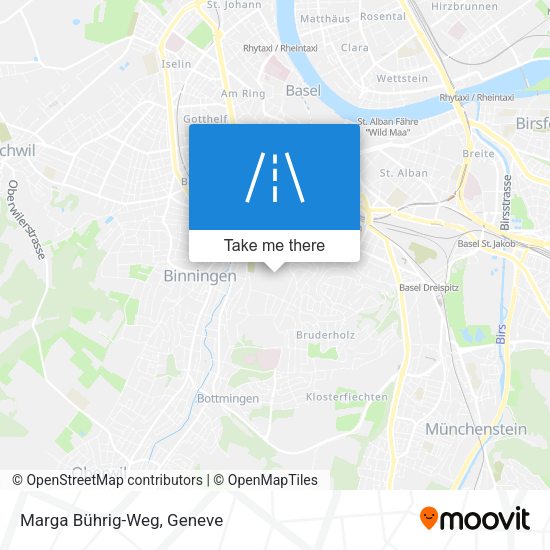 Marga Bührig-Weg map