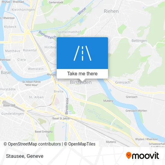 Stausee map
