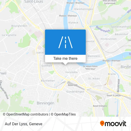 Auf Der Lyss map