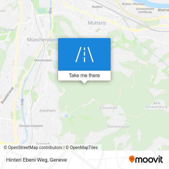 Hinteri Ebeni-Weg map