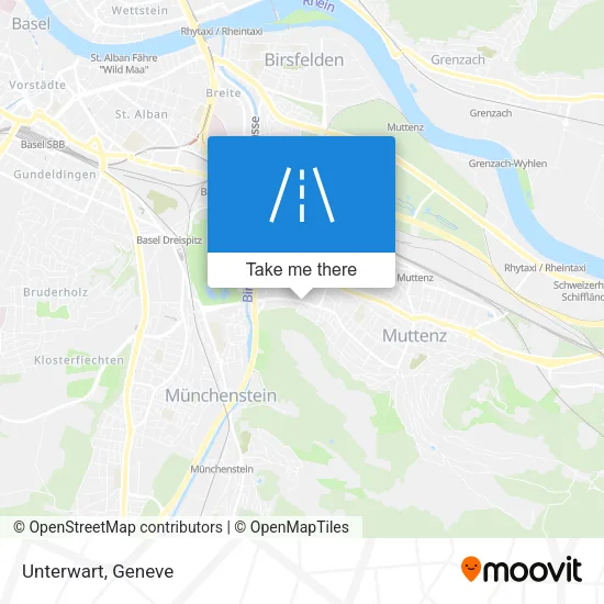 Unterwart map