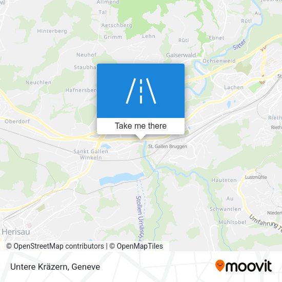 Untere Kräzern map