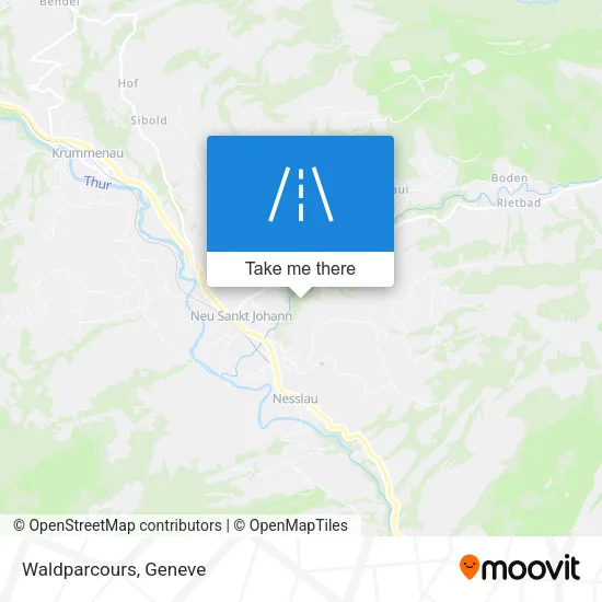 Waldparcours map