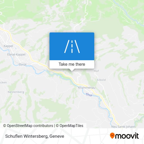 Schuflen Wintersberg map