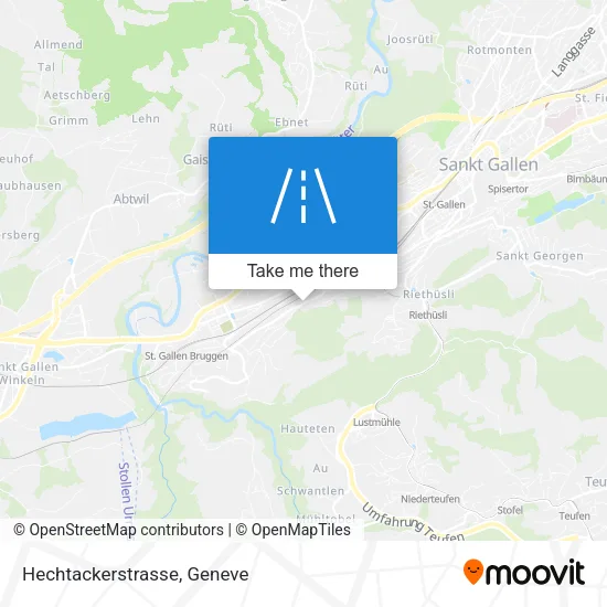 Hechtackerstrasse map