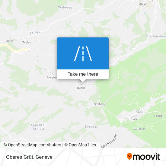 Oberes Grüt map