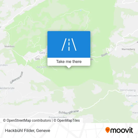 Hackbühl Filder map