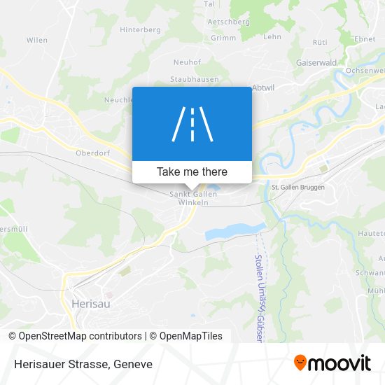 Herisauer Strasse map