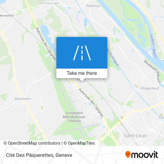 Cité Des Pâquerettes map
