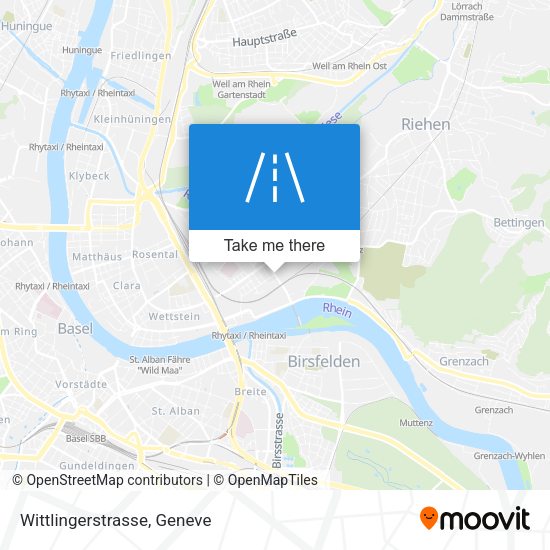 Wittlingerstrasse map