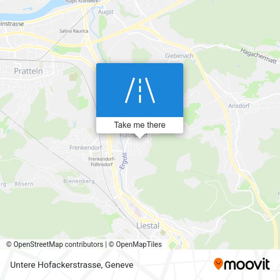 Untere Hofackerstrasse map