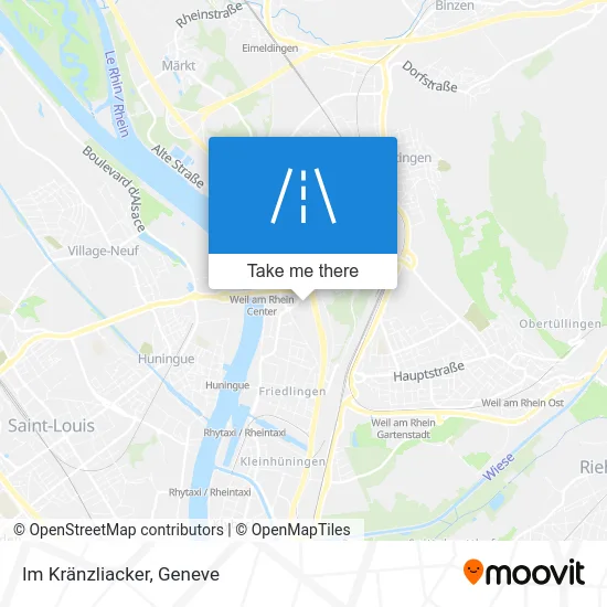 Im Kränzliacker map