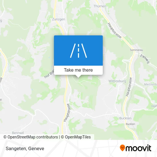 Sangeten map