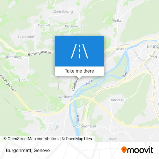 Burgenmatt map