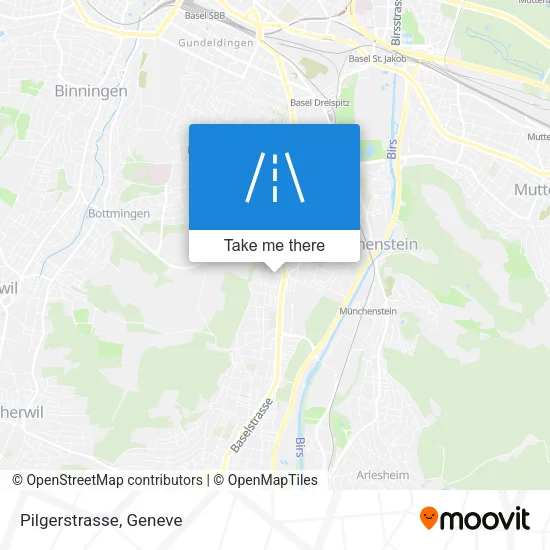 Pilgerstrasse map