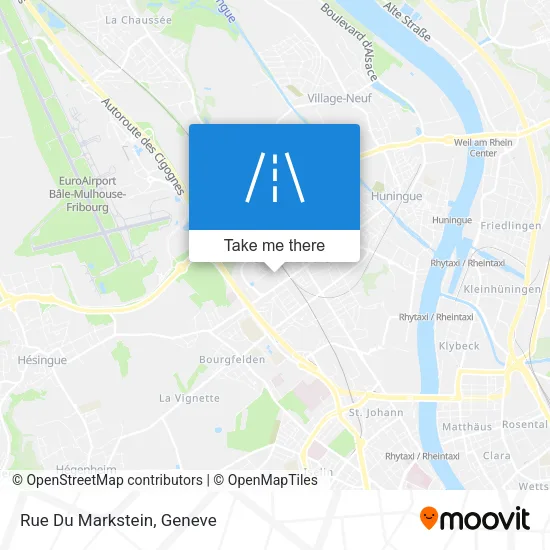 Rue Du Markstein map