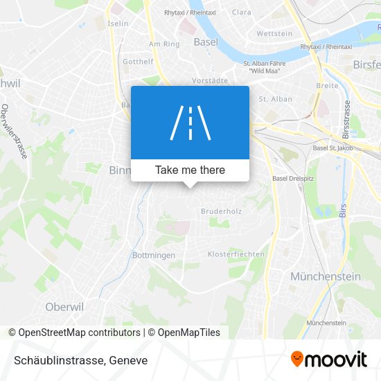 Schäublinstrasse map